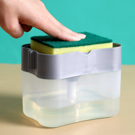 2-in-1 Soap Dispenser with Sponge