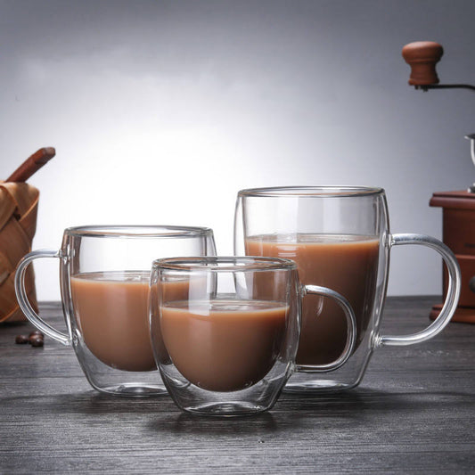 Double Walled Borosilicate Mugs